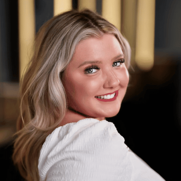 Portrait of Jamie, a professional stylist at Salon Bliss & Spa, showcasing their expertise and style.