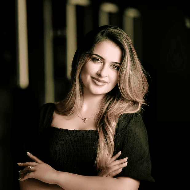 Portrait of Lucjana, a professional stylist at Salon Bliss & Spa, showcasing their expertise and style.
