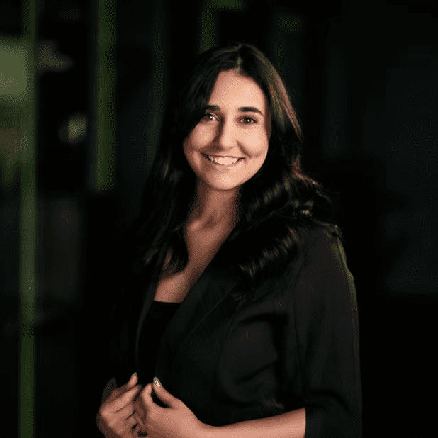 Portrait of Victoria C., a professional stylist at Salon Bliss & Spa, showcasing their expertise and style.